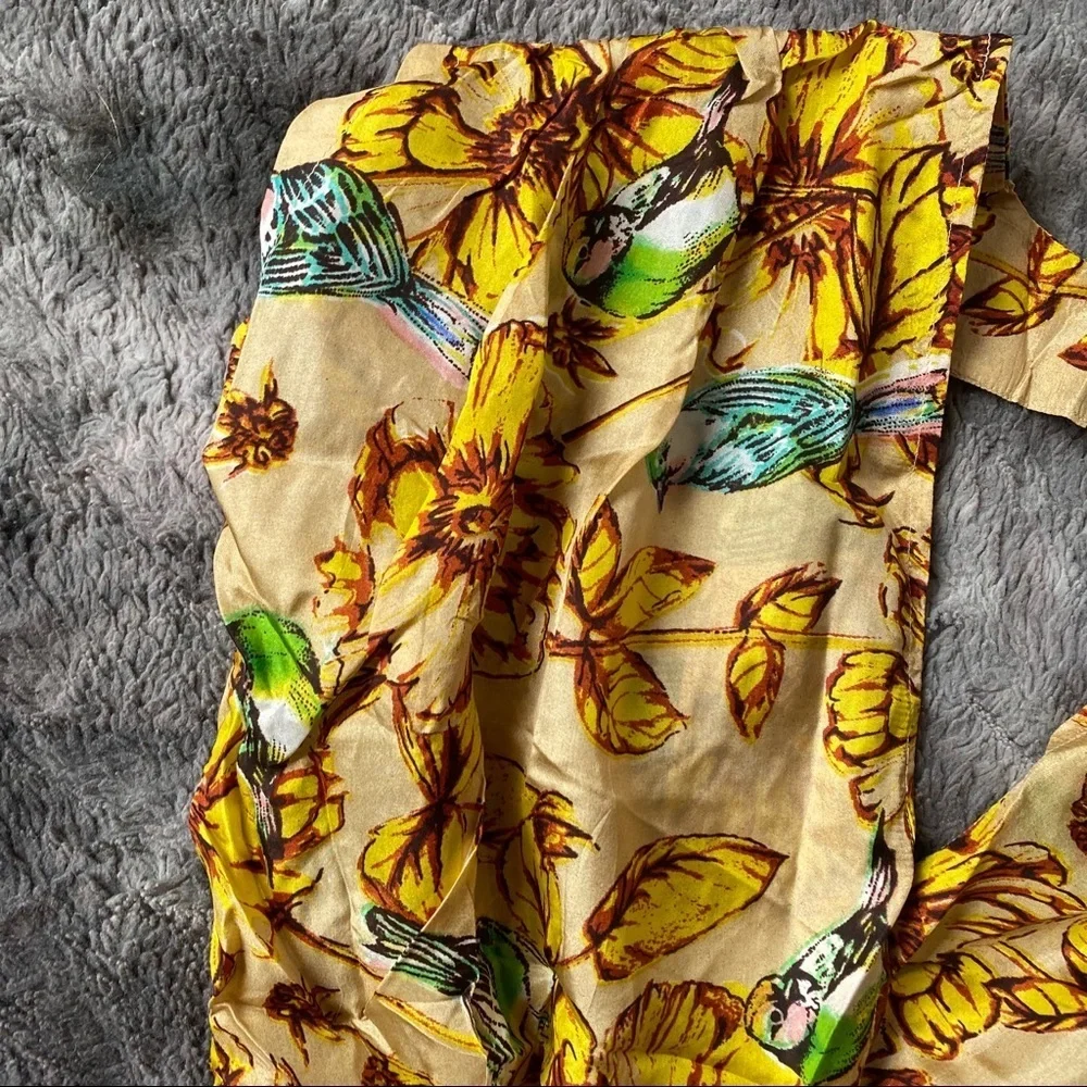 SILK✨Smith Cutout Back Tropical Romper